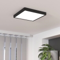 Eglo - hämardatav LED-laelamp LED/20,5W/230V, must, 28,5x28,5 cm