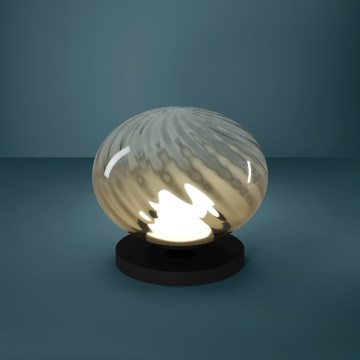 Eglo - Hämardatav LED-laualamp LED/5,8W/230V 2200-6500K beež/suitsuhall + kaugjuhtimispult