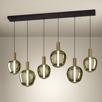 Eglo - hämardatav LED lühter 3xLED/5W/230V + 3xLED/6,5W + 6xLED/1,6W kuldne