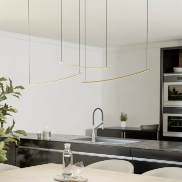 Eglo  - hämardatav LED lühter kaablil LED/22W/230V 2700/4000/6500K kuldne