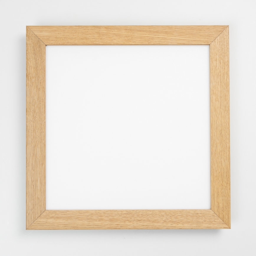 Eglo - LED RGB hämardatav pinnapealne paneel SALOBRENA-C WOOD LED/40W/230V 2700-6500K 49,5x49,5 cm pruun + kaugjuhtimispult