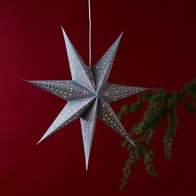 Eglo - Jõuluteemaline dekoratiivtäht hõbedane