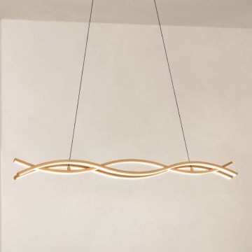 Eglo - kaabliga LED-lühter LED/35W/230V beež