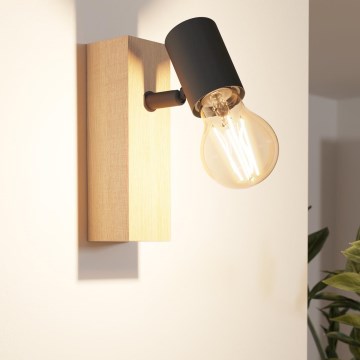 Eglo - Kohtvalgusti seinale TOWNSHEND 1xE27/10W/230V - FSC sertifitseeritud