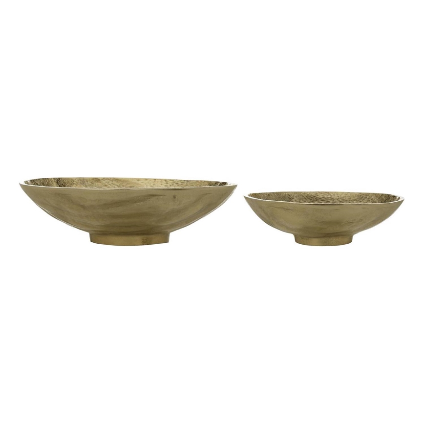 Eglo - KOMPLEKT 2x Dekoratiivne kandik d. 28/21 cm kuldne