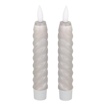 Eglo - KOMPLEKT 2X LED Küünal LED/1xAAA 15 cm hall