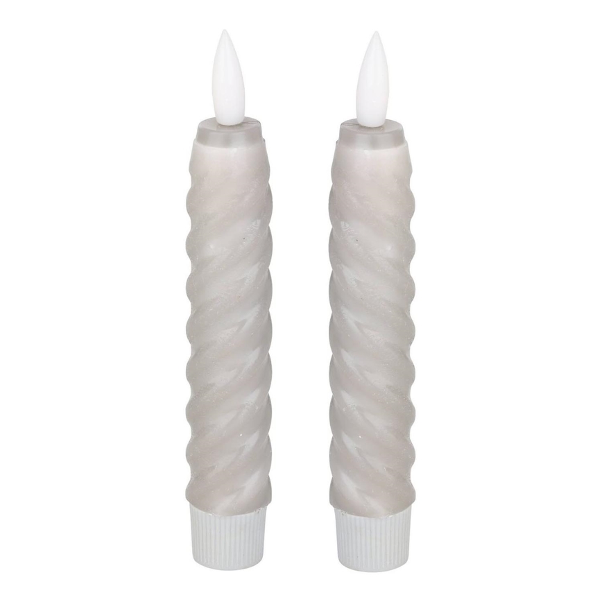 Eglo - KOMPLEKT 2X LED Küünal LED/1xAAA 15 cm hall