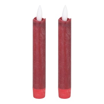 Eglo - KOMPLEKT 2X LED Küünal LED/1xAAA 15 cm punane