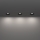 Eglo - Komplekt 3 tk LED-vannitoa sisseehitatavad laevalgustid LED/4,9W/230V 2700/4000/6500K läbimõõt 8,8 cm IP65 must