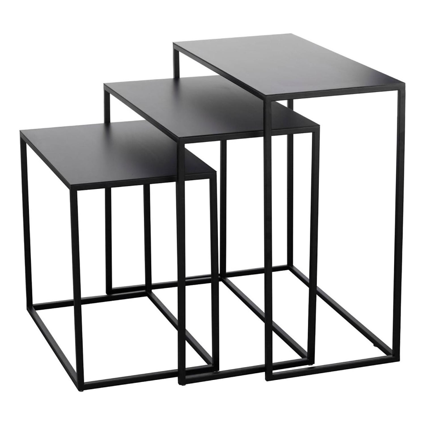 Eglo - KOMPLEKT 3x Küljelaud must
