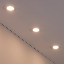 Eglo - KOMPLEKT 3x LED Hämardatav süvistatav vannitoa valgusti LED/2,8W/230V 2700-6500K IP44 ZigBee