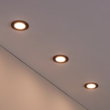Eglo - KOMPLEKT 3x LED Hämardatav süvistatav vannitoa valgusti LED/2,8W/230V IP44 ZigBee