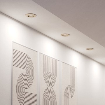 Eglo - KOMPLEKT 3x LED lae sisse paigaldatavat kohtvalgustit 1x GU10/4,5W/230V mattkroom