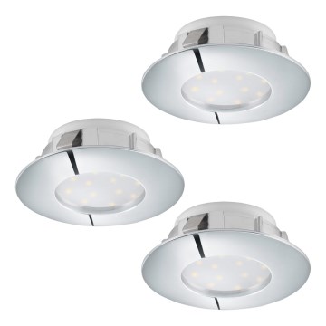 Eglo - KOMPLEKT 3x LED ripplaevalgusti PINEDA 1xLED/4,9W/230V