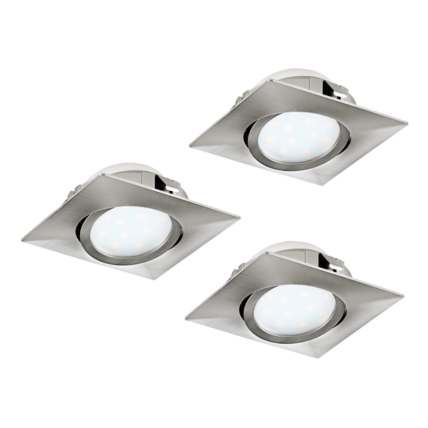 Eglo - KOMPLEKT 3x LED ripplaevalgusti PINEDA 1xLED/4,9W/230V