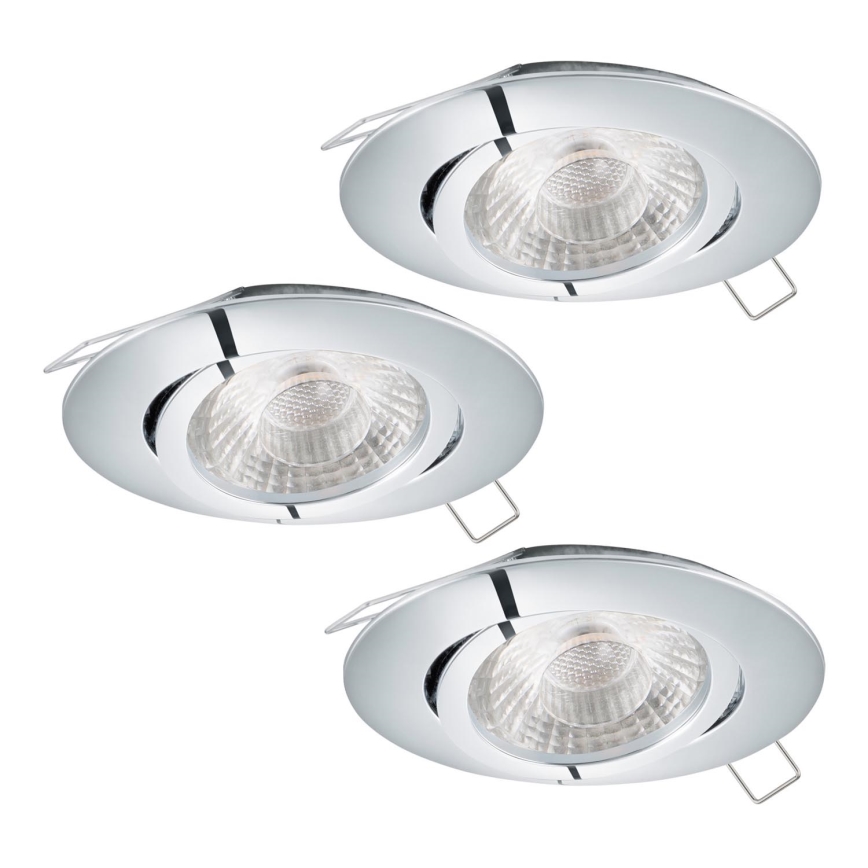 Eglo - KOMPLEKT 3x LED ripplaevalgusti TEDO 3xGU10-LED/5W/230V