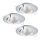 Eglo - KOMPLEKT 3x LED ripplaevalgusti TEDO 3xGU10-LED/5W/230V