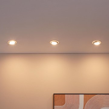 Eglo - Komplekt 3x LED süvistatud valgusti PENETO 1xGU10-LED/5W/230V