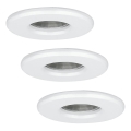 Eglo - KOMPLEKT 3x LED Valgusti vannituppa IGOA 1xGU10/3,3W/230V IP44