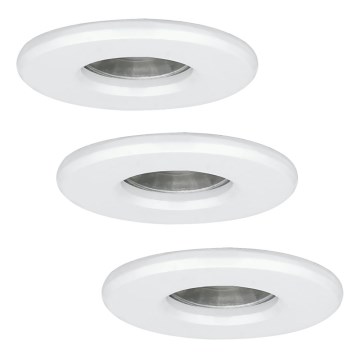 Eglo - KOMPLEKT 3x LED Valgusti vannituppa IGOA 1xGU10/3,3W/230V IP44