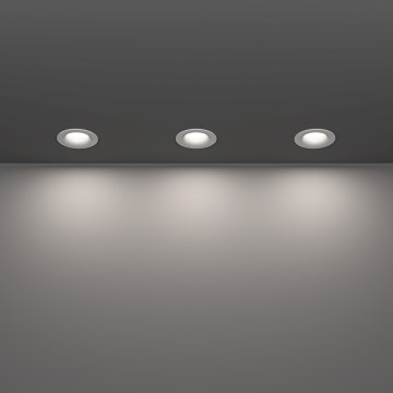 Eglo - komplekt 3x LED vannitoa süvistatavad laevalgustid LED/4,9W/230V 2700/4000/6500K läbimõõt 8,8 cm IP65 valge