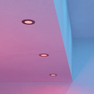 Eglo - Komplekt 3xLED RGBW hämardatav vannitoa süvistatav laevalgusti LED/2,8W/230V 2700-6500K läbimõõt 8,8cm IP44 mattkroom