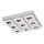 Eglo - Kristallist laevalgusti 9xLED/4W/230V