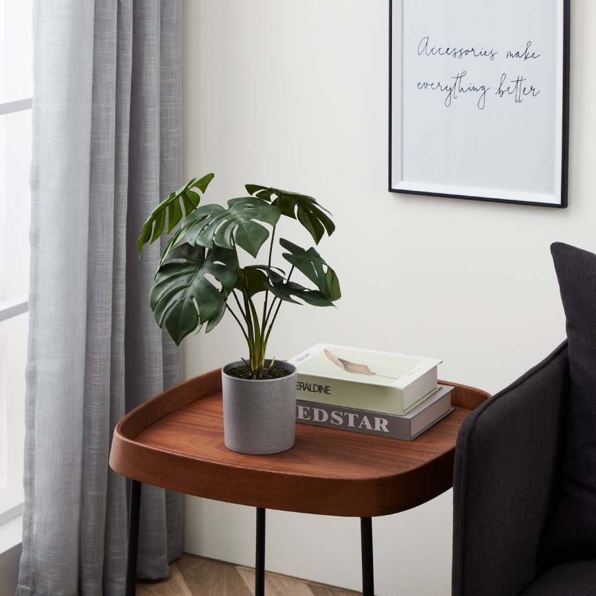 Eglo - Kunstlill lillepotiga 42x30 cm monstera
