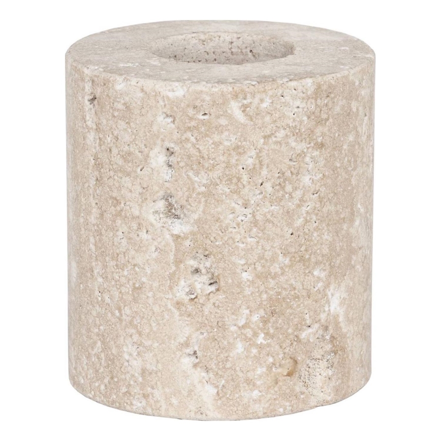 Eglo - Küünlajalg 5x5 cm beež marmor/beež
