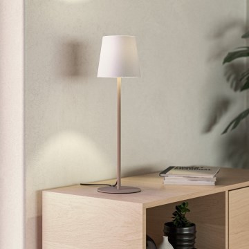 Eglo - Laualamp 1xE14/40W/230V kreem/valge