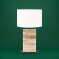 Eglo - Laualamp 1xE27/40W/230V 62,5 cm pruun
