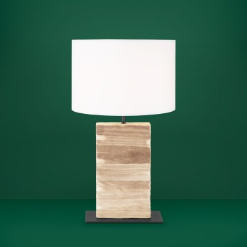 Eglo - Laualamp 1xE27/40W/230V 62,5 cm pruun