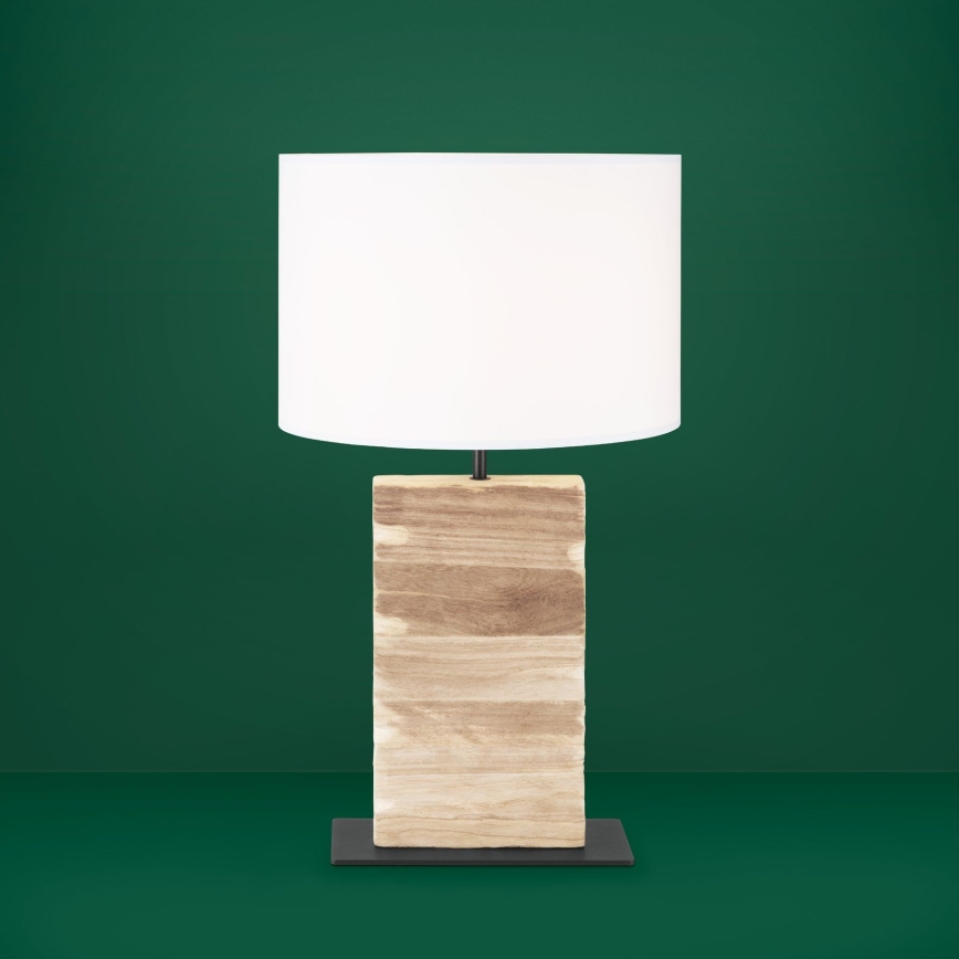 Eglo - Laualamp 1xE27/40W/230V 62,5 cm pruun