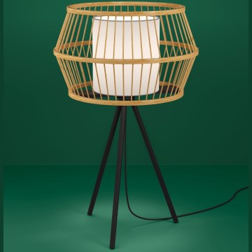 Eglo - Laualamp 1xE27/40W/230V bambus