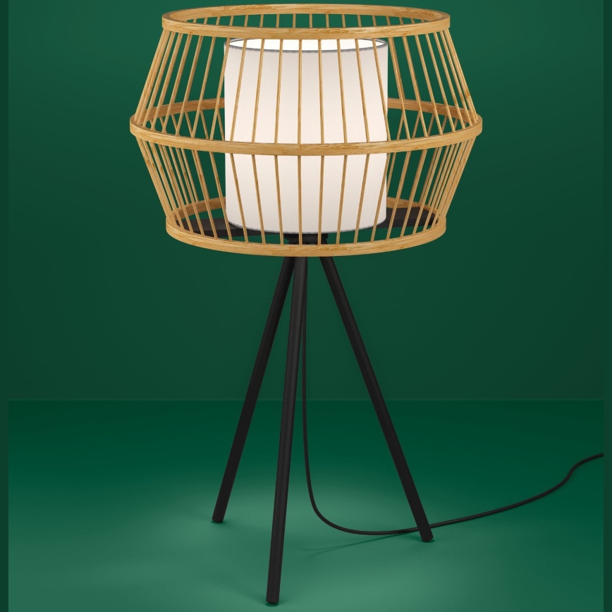 Eglo - Laualamp 1xE27/40W/230V bambus
