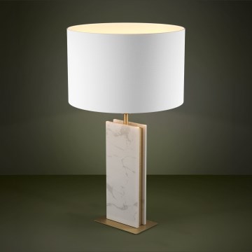 Eglo - Laualamp 1xE27/40W/230V valge