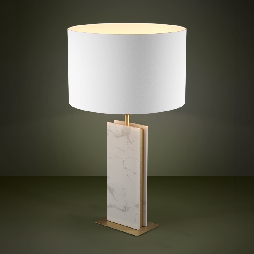 Eglo - Laualamp 1xE27/40W/230V valge