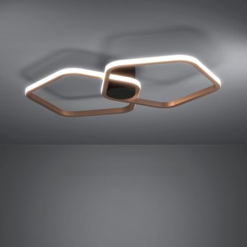 Eglo - LED-hämardatav laelamp LED/20W/230V messing + kaugjuhtimispult