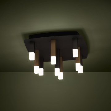 Eglo - LED Hämardatav laevalgusti 9xLED/3,1W/230V 3000K antratsiit/kuldne