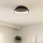 Eglo - LED Hämardatav laevalgusti LED/12W/230V 2700-6500K must + kaugjuhtimispult