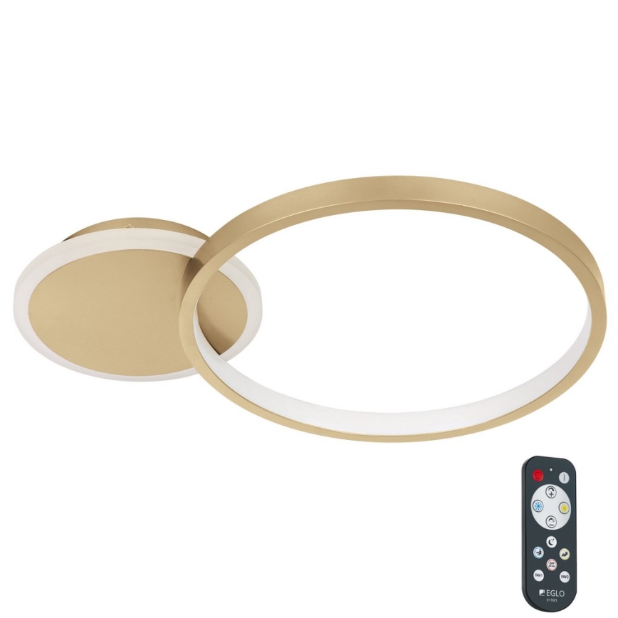 Eglo - LED Hämardatav laevalgusti LED/15W/230V kuldne + pult