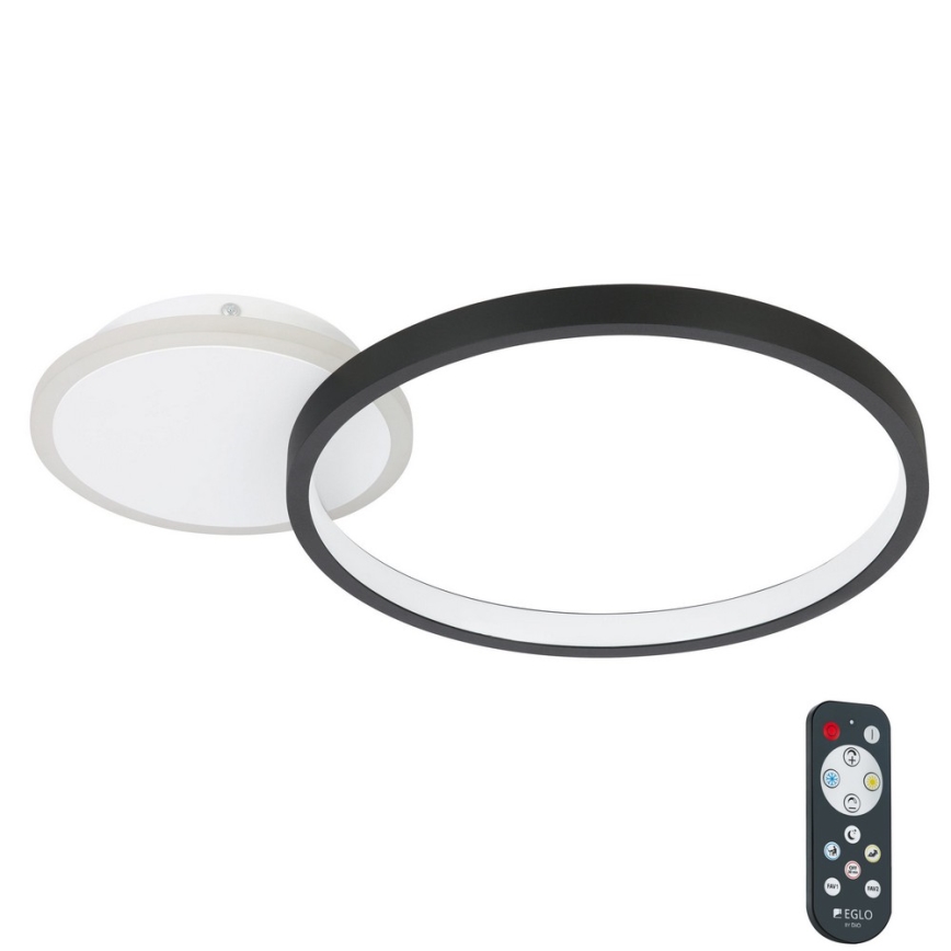 Eglo - LED Hämardatav laevalgusti LED/15W/230V must + pult