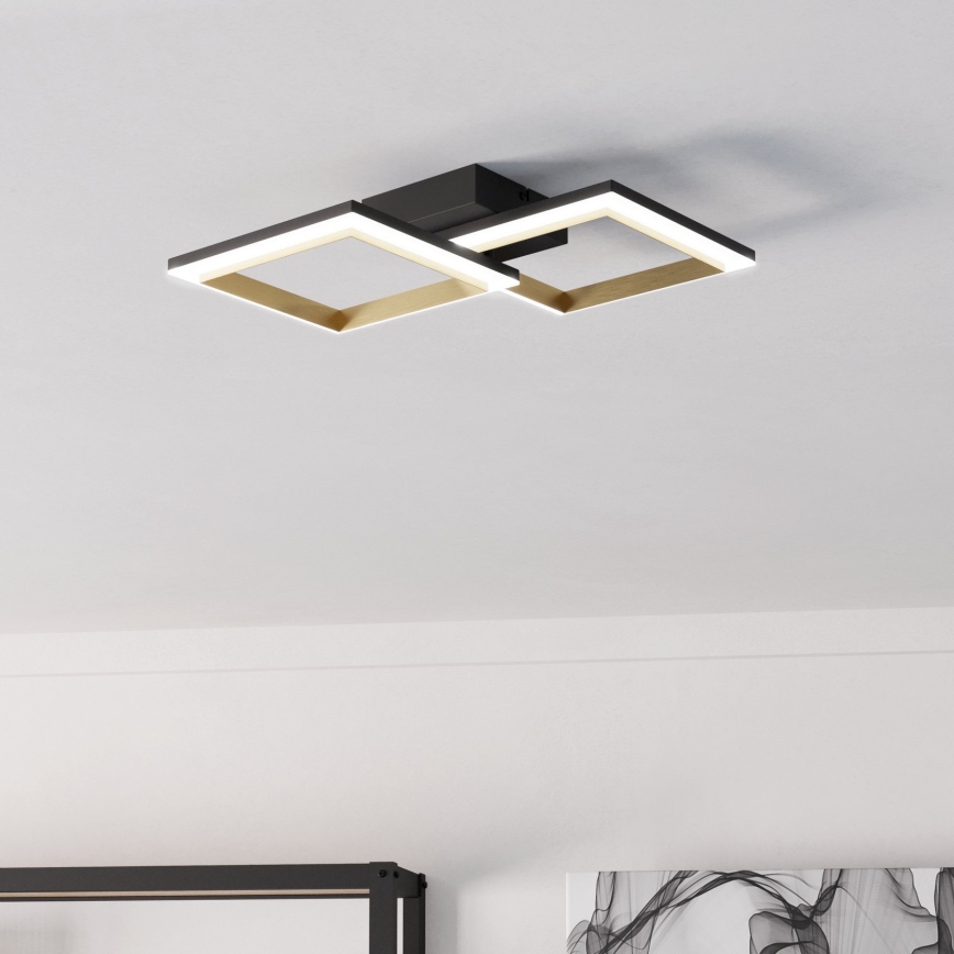 Eglo - LED Hämardatav laevalgusti LED/18,4W/230V 4000K must/kuldne