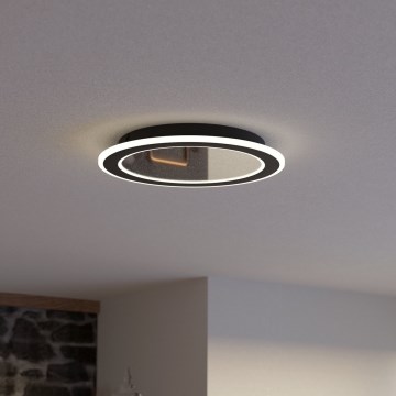Eglo - LED Hämardatav laevalgusti LED/20W/230V 2700-6500K must + kaugjuhtimispult