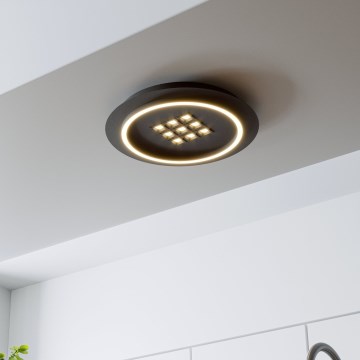 Eglo - LED Hämardatav laevalgusti LED/21,4W/230V 2700-6500K must + kaugjuhtimispult