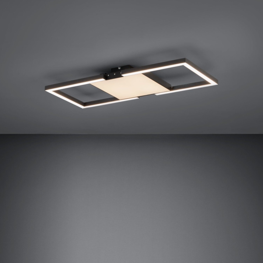 Eglo - LED Hämardatav laevalgusti LED/26,2W/230V 2700-6500K must + kaugjuhtimispult