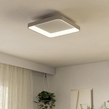 Eglo - LED Hämardatav laevalgusti LORETELLO LED/12W/230V valge + kaugjuhtimispult