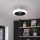 Eglo - LED hämardatav laeventilaator 3xLED/8,5W/230V 2700-6500K läbimõõt 45,5 cm must + kaugjuhtimispult
