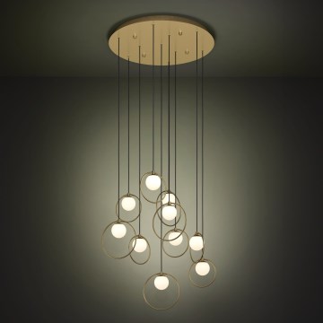 Eglo - LED Hämardatav lühter 10xLED/3W/230V 3000K d. 58 cm kuldne