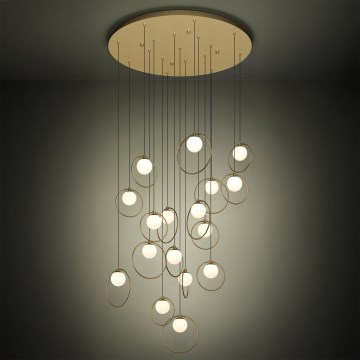 Eglo - LED Hämardatav lühter 17xLED/3W/230V 3000K d. 78 cm kuldne